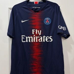Large Authentic Nike PSG 2018/19 Home Jersey